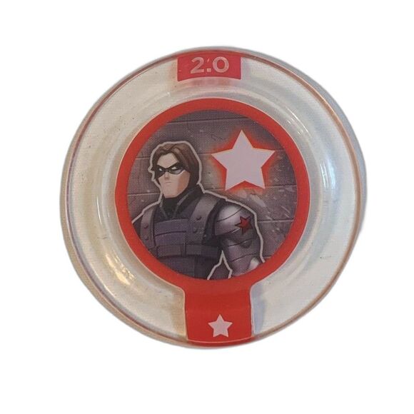 Marvel Team-Up Winter Soldier Power Disc - Disney Infinity 2.0 - Tested & Works - Picture 1 of 2